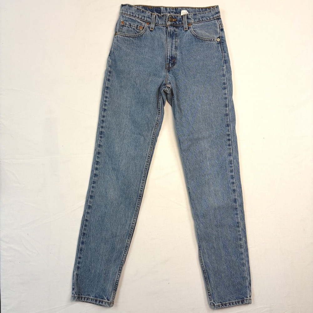Vintage 90s Levis 512 Slim Fit Tapered Leg Jeans Made in USA Blue 30x32